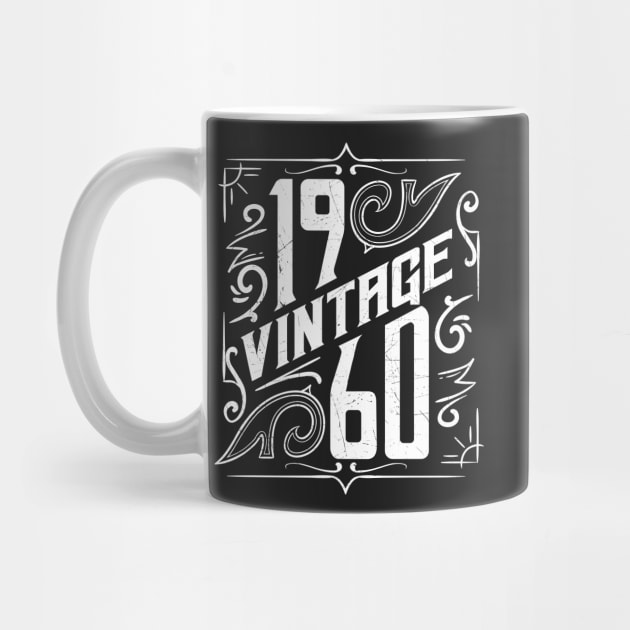 60th birthday gifts for men and women 1960 gift 60 years old by Cheesybee